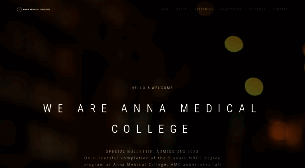 annamedicalcollege.com