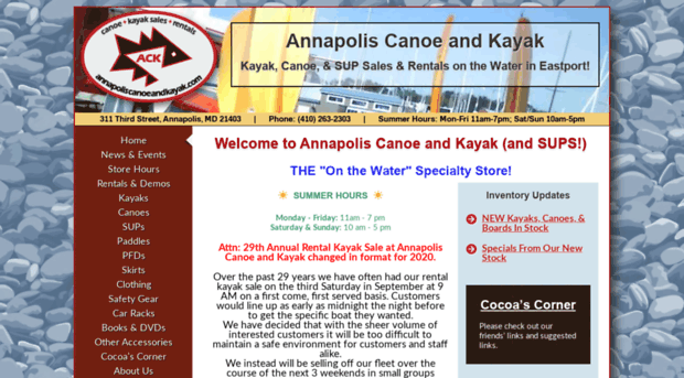 annapoliscanoeandkayak.com