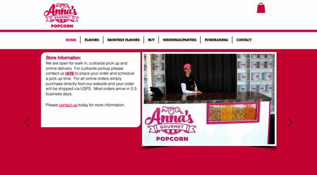 annasgourmetpopcorn.com