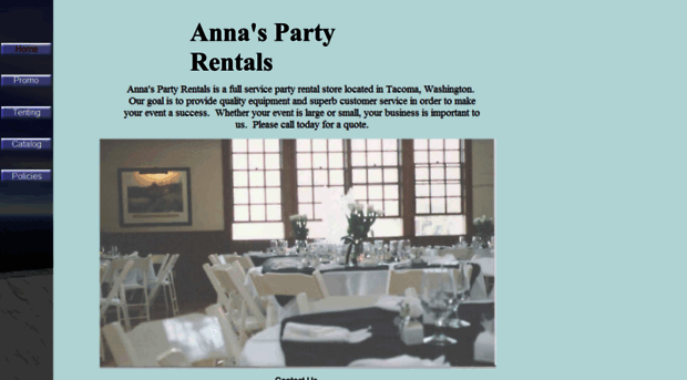 annaspartyrentals.com