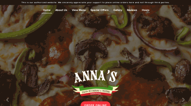 annaspizzava.com