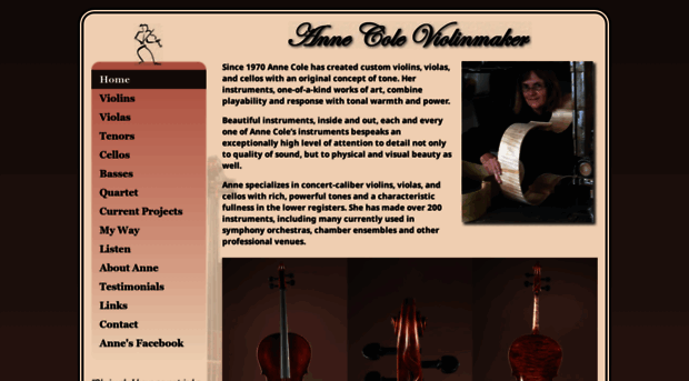 annecoleviolinmaker.com