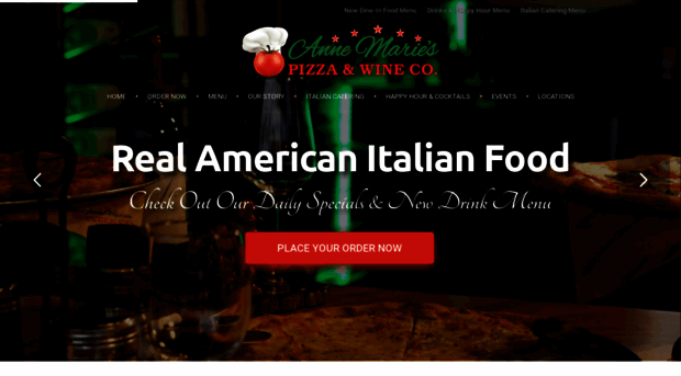 annemariespizzeria.com