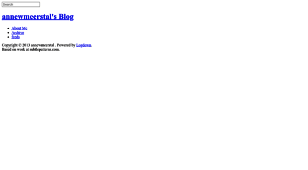 annewmeerstal-blog.logdown.com