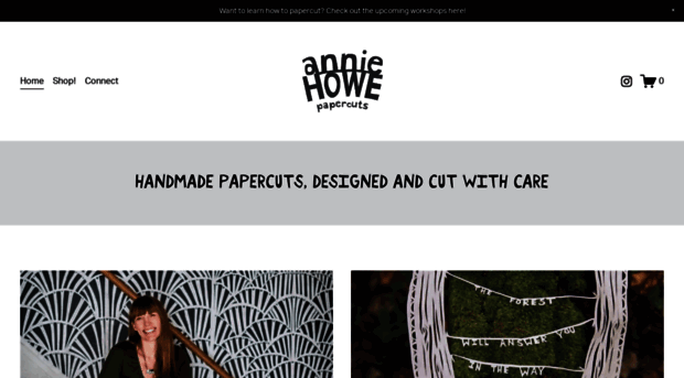 anniehowepapercuts.com