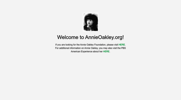 annieoakley.org