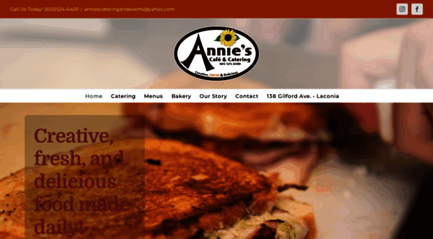 anniescafeandcatering.com