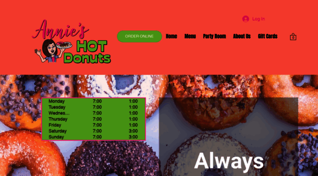 annieshotdonuts.com