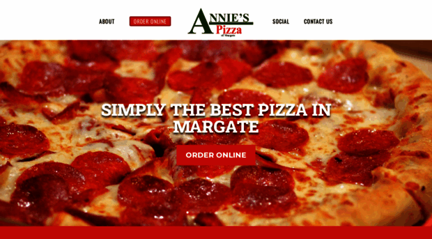 anniespizzaonline.com