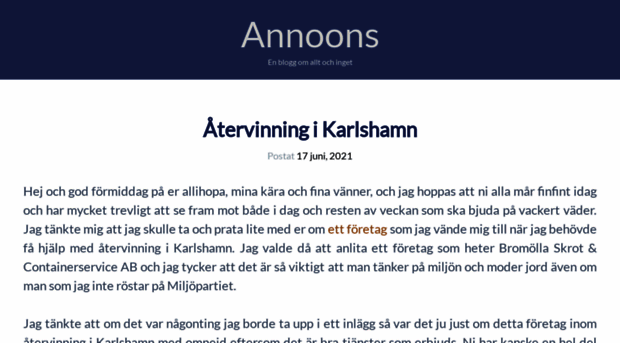 annoons.se