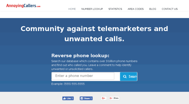 annoyingcallers.com