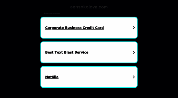 annsokolova.com