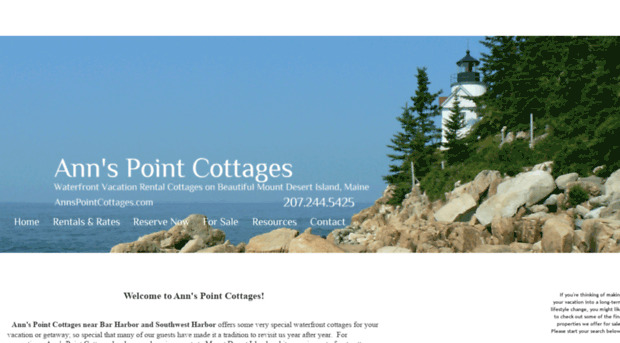 annspointcottages.com