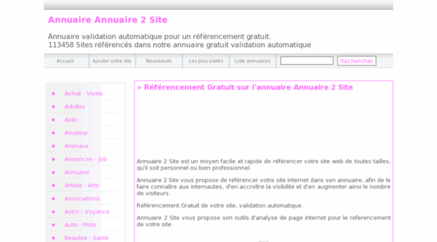 annuaire2site.free.fr