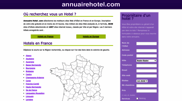 annuairehotel.com