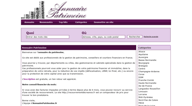 annuairepatrimoine.fr