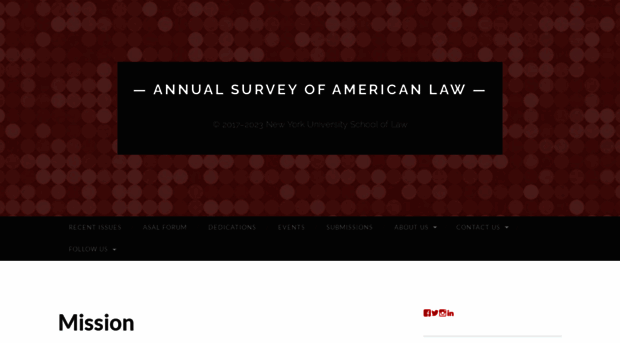 annualsurveyofamericanlaw.org