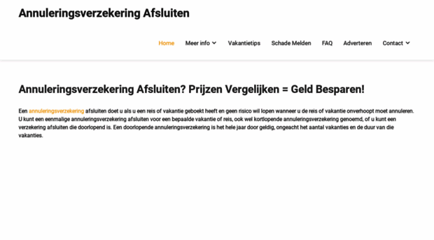 annuleringsverzekering-afsluiten.nl