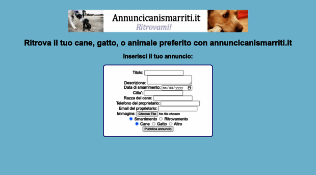 annuncicanismarriti.it