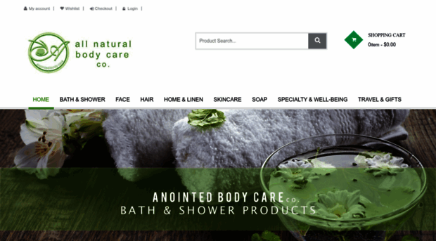 anointedbodycare.com