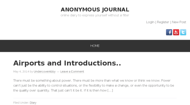 anonymousjournalentries.com