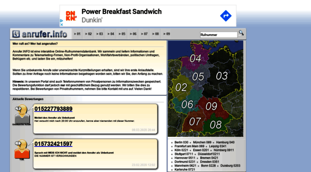anrufer.info