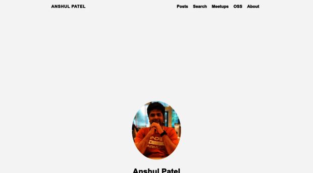 anshulpatel.in