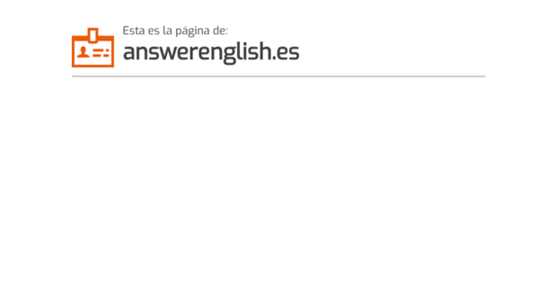 answerenglish.es