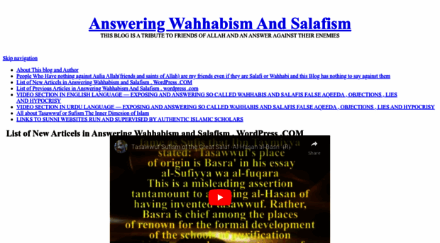 answeringwhabismandsalafism.wordpress.com