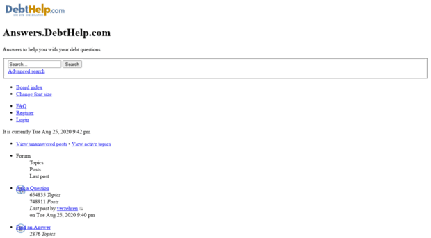 answers.debthelp.com