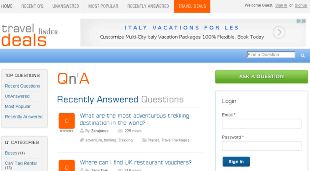 answers.traveldealsfinder.com