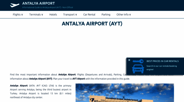 antalyainternationalairport.com