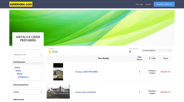 antalyaliderprefabrik.sahibinden.com