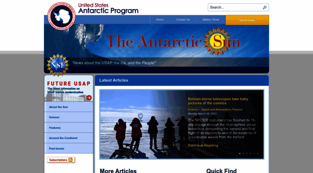 antarcticsun.usap.gov