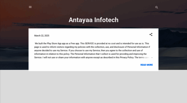 antayaainfotech.blogspot.com
