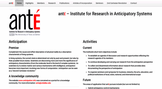 anteinstitute.org