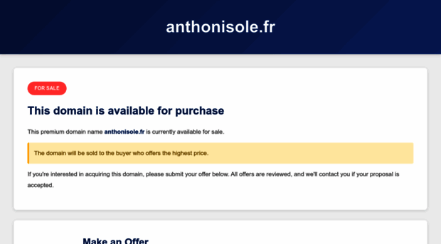 anthonisole.fr