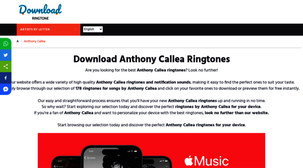 anthonycallea.download-ringtone.com