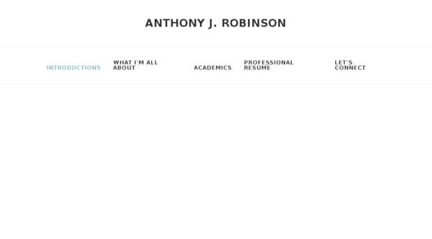 anthonyjrobinson.com