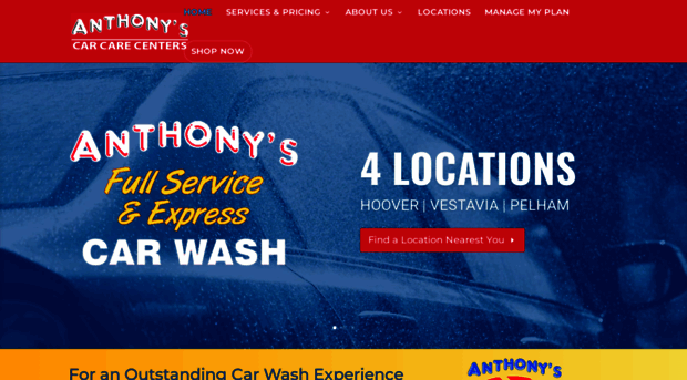 anthonyscarwash.com