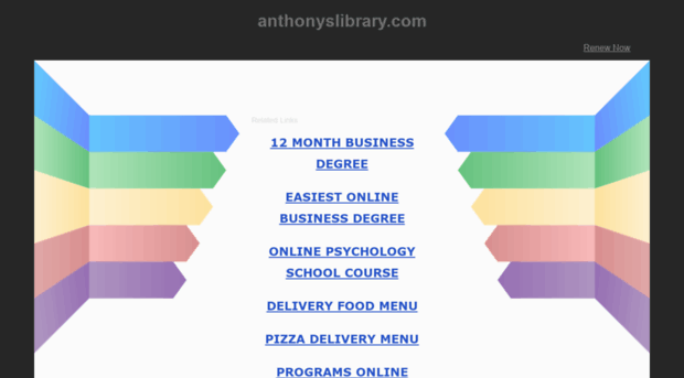 anthonyslibrary.com