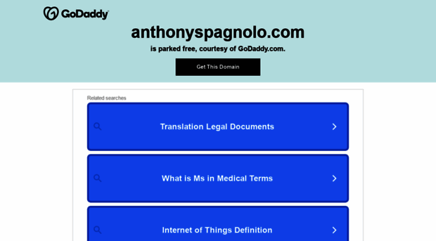 anthonyspagnolo.com