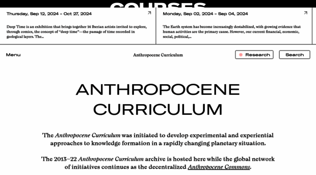 anthropocene-curriculum.org