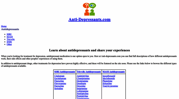 anti-depressants.com