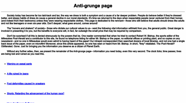 anti-grunge.org