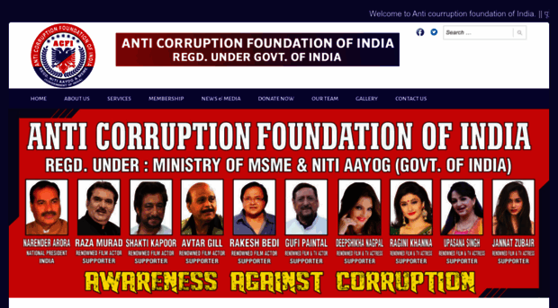 anticorruptionfoundationofindia.com