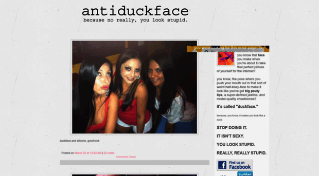 antiduckface.com