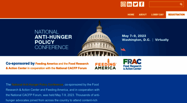 antihungerpolicyconference.org