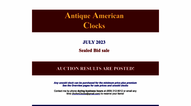 antiqueamericanclocks.com