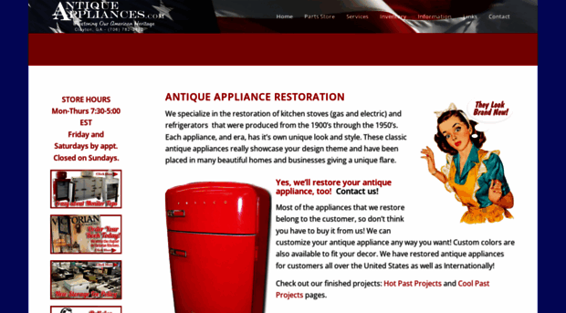 antiqueappliances.com